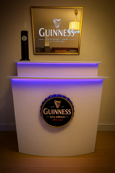 Noir Eclipse Bar counter, furniture, customised, home decor, garden bar, Mancheste