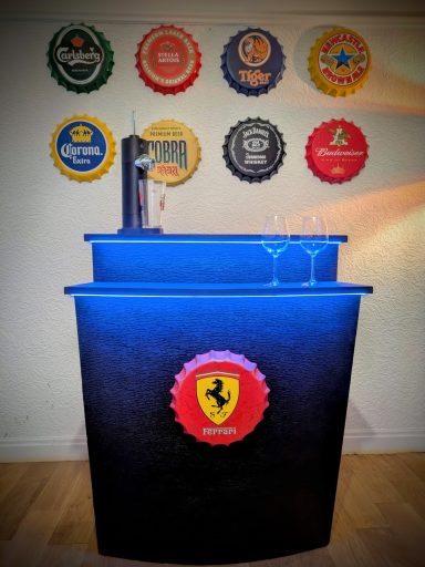 Noir Eclipse bespoke bar counter Manchester