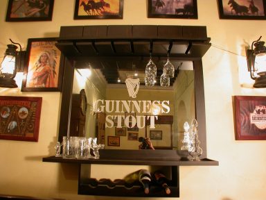 The Corrupt Sheriff wall bar