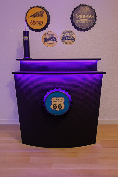 Noir Eclipse Bar counter, furniture, customised, home decor, garden bar, Manchester